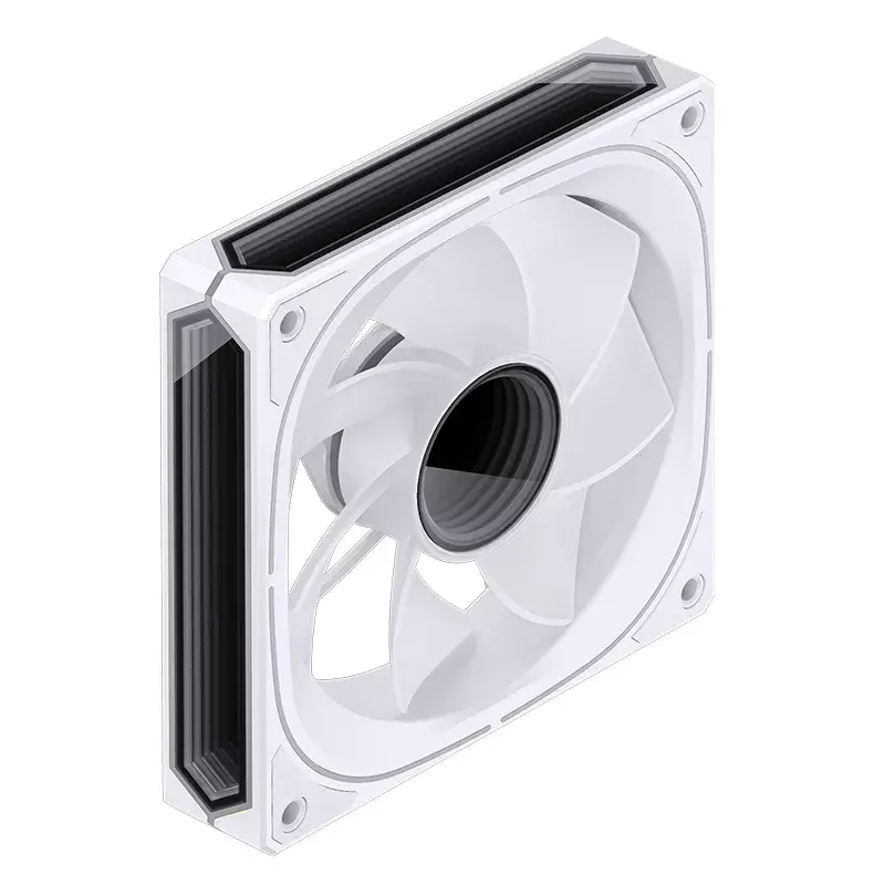 Jonsbo FR-505WR FR-505 ARGB PWM korpuso ventiliatorius su atvirkštinėmis mentėmis, 120 mm, 47,17 CFM, baltas