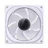 Jonsbo FR-505WR FR-505 ARGB PWM korpuso ventiliatorius su atvirkštinėmis mentėmis, 120 mm, 47,17 CFM, baltas