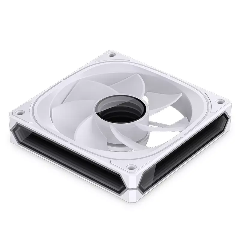 Jonsbo FR-505WR FR-505 ARGB PWM korpuso ventiliatorius su atvirkštinėmis mentėmis, 120 mm, 47,17 CFM, baltas