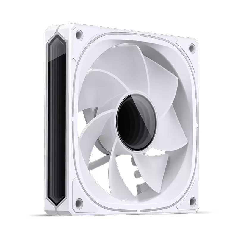 Jonsbo FR-505WR FR-505 ARGB PWM korpuso ventiliatorius su atvirkštinėmis mentėmis, 120 mm, 47,17 CFM, baltas