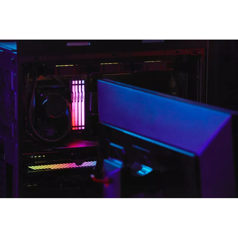 Kingston FURY Beast 16GB (2x8GB) DDR5 5600MHz CL40 RGB atminties rinkinys