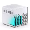 Jonsbo N2 Mini-ITX NAS korpusas, kubas, aliuminis/plienas, baltas