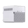 Jonsbo N2 Mini-ITX NAS korpusas, kubas, aliuminis/plienas, baltas