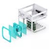 Jonsbo N2 Mini-ITX NAS korpusas, kubas, aliuminis/plienas, baltas