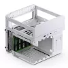 Jonsbo N2 Mini-ITX NAS korpusas, kubas, aliuminis/plienas, baltas