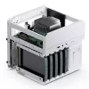 Jonsbo N2 Mini-ITX NAS korpusas, kubas, aliuminis/plienas, baltas