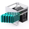 Jonsbo N2 Mini-ITX NAS korpusas, kubas, aliuminis/plienas, baltas