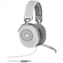 Ausinės CORSAIR HS65 žaidimams, 3.5mm, Surround, Baltos