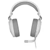 Ausinės CORSAIR HS65 žaidimams, 3.5mm, Surround, Baltos