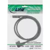 InLine DisplayPort 1.4 kabelis, 8K4K, kairėn lenktas, juodas/auksinis, 2 m