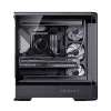 Kompiuterio korpusas Jonsbo D400 Midi Tower ATX, grūdintas stiklas, juodas