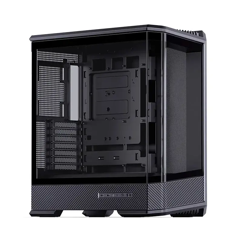 Kompiuterio korpusas Jonsbo D400 Midi Tower ATX, grūdintas stiklas, juodas