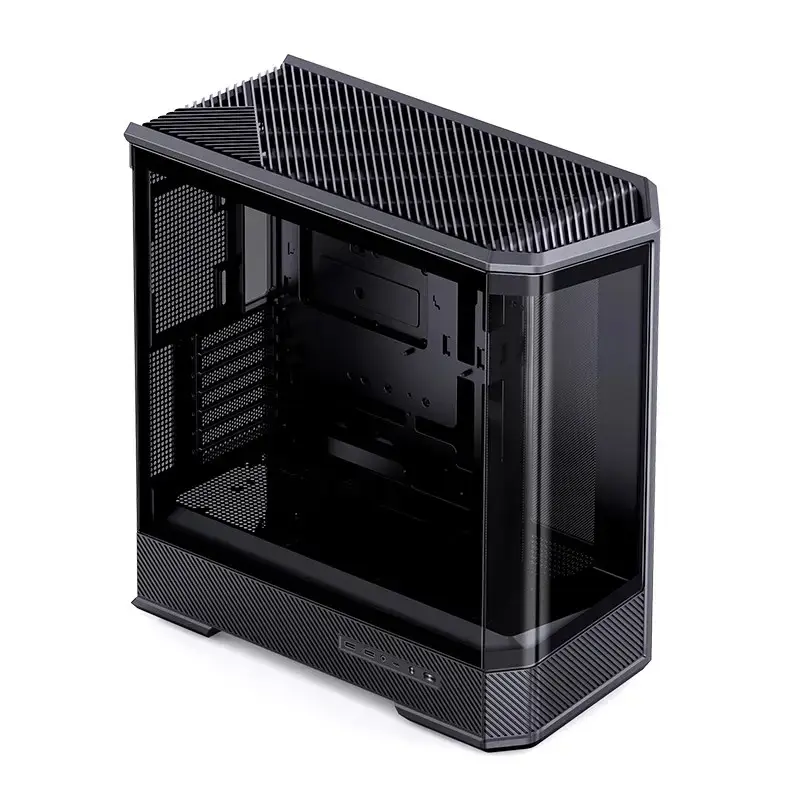 Kompiuterio korpusas Jonsbo D400 Midi Tower ATX, grūdintas stiklas, juodas