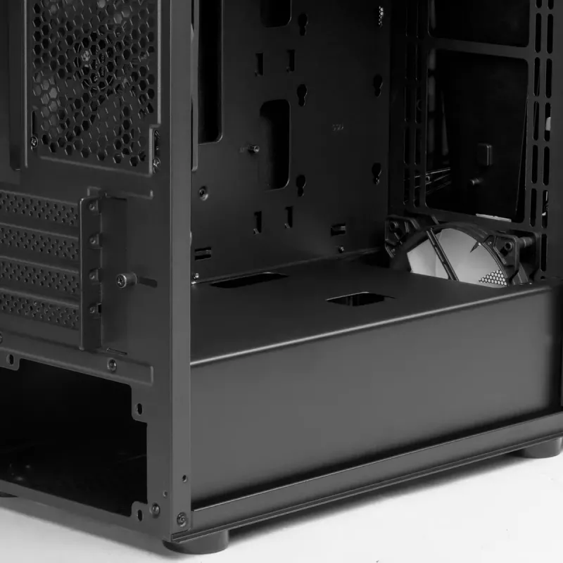 Korpusas Silverstone FARA V1M PRO Tower juodas