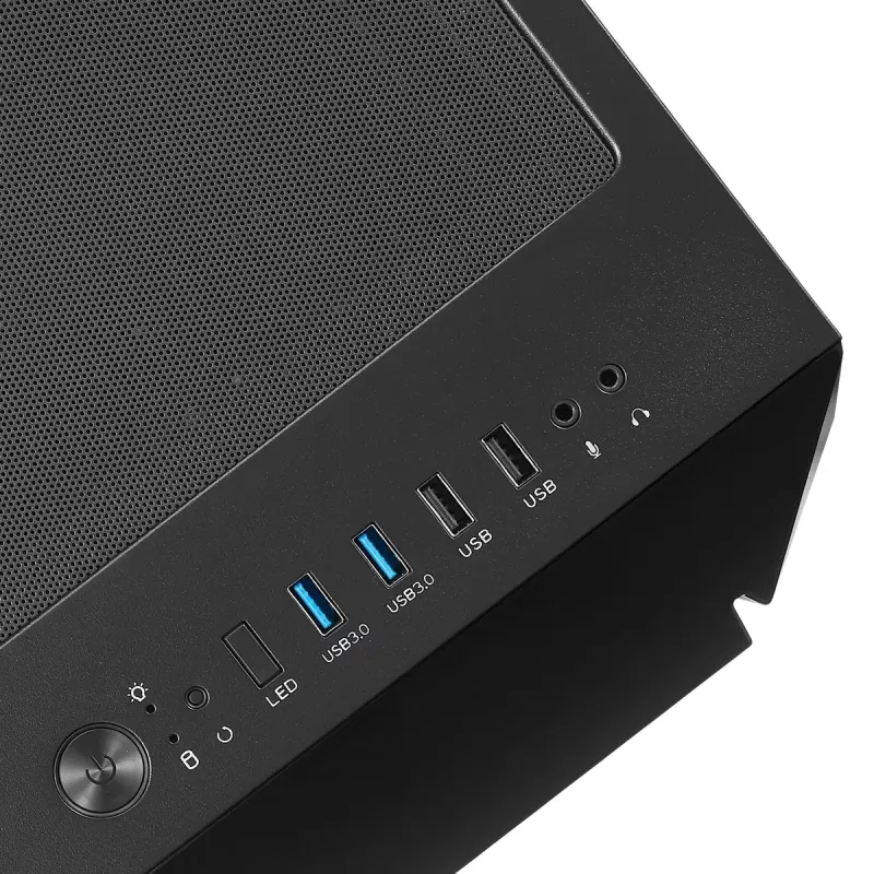 Korpusas Silverstone FARA V1M PRO Tower juodas