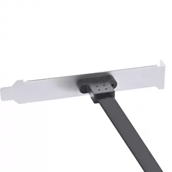 InLine PCI lizdo laikiklis, USB-C į USB 3.2 priekinį skydelį Key-A vidinis, 0,5 m