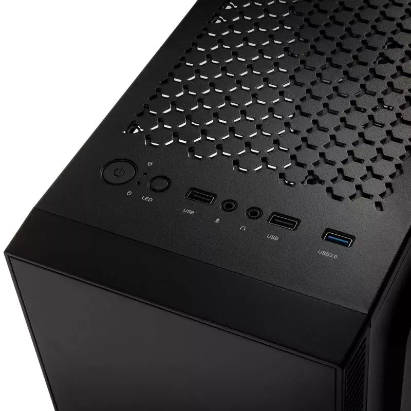 PC korpusas Kolink Inspire K9 ARGB Midi Tower juodas