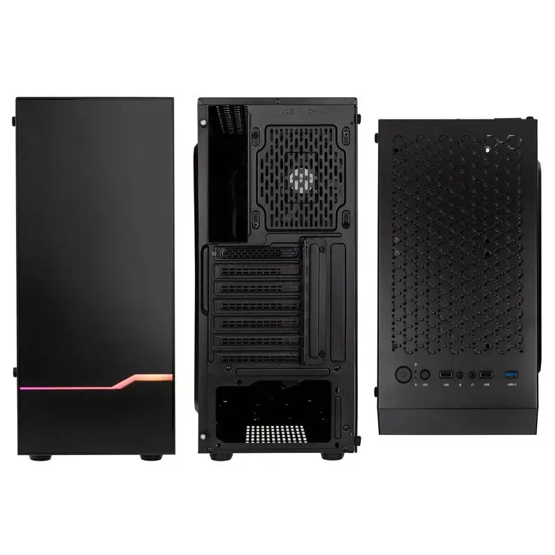 PC korpusas Kolink Inspire K9 ARGB Midi Tower juodas