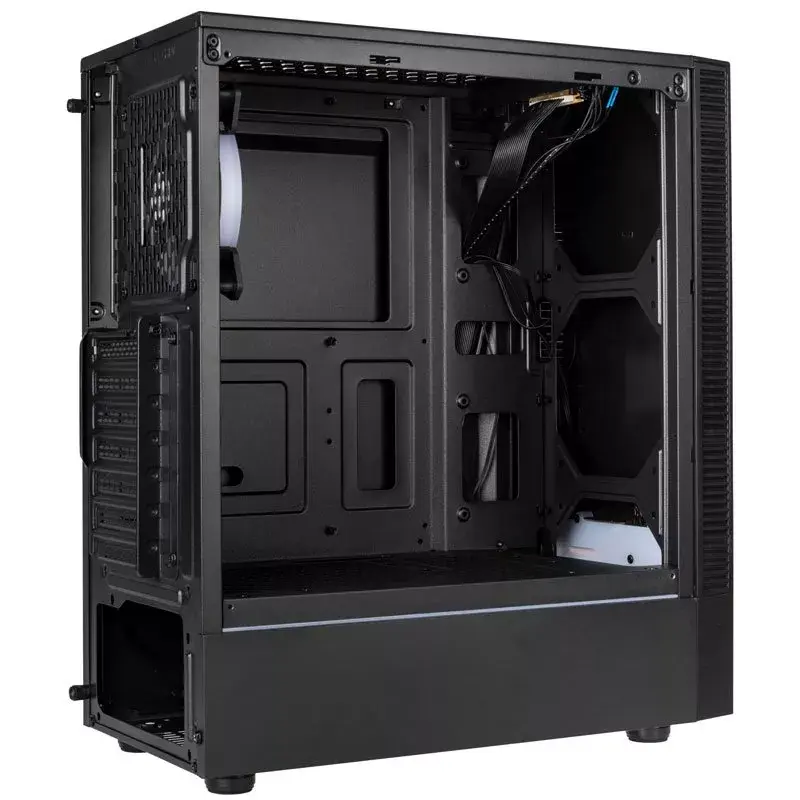 PC korpusas Kolink Inspire K9 ARGB Midi Tower juodas