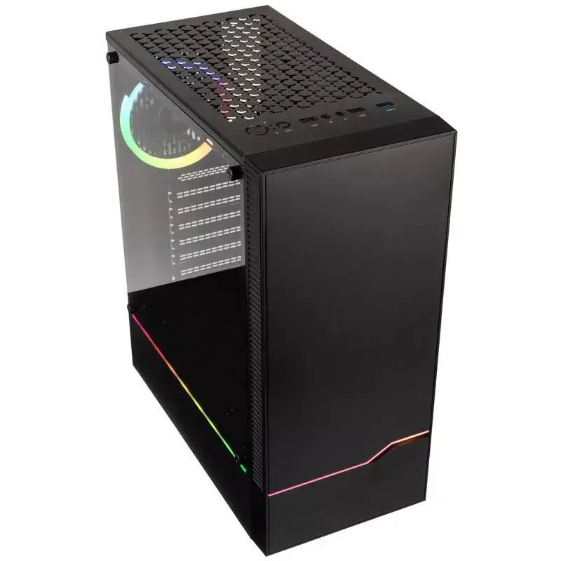 PC korpusas Kolink Inspire K9 ARGB Midi Tower juodas