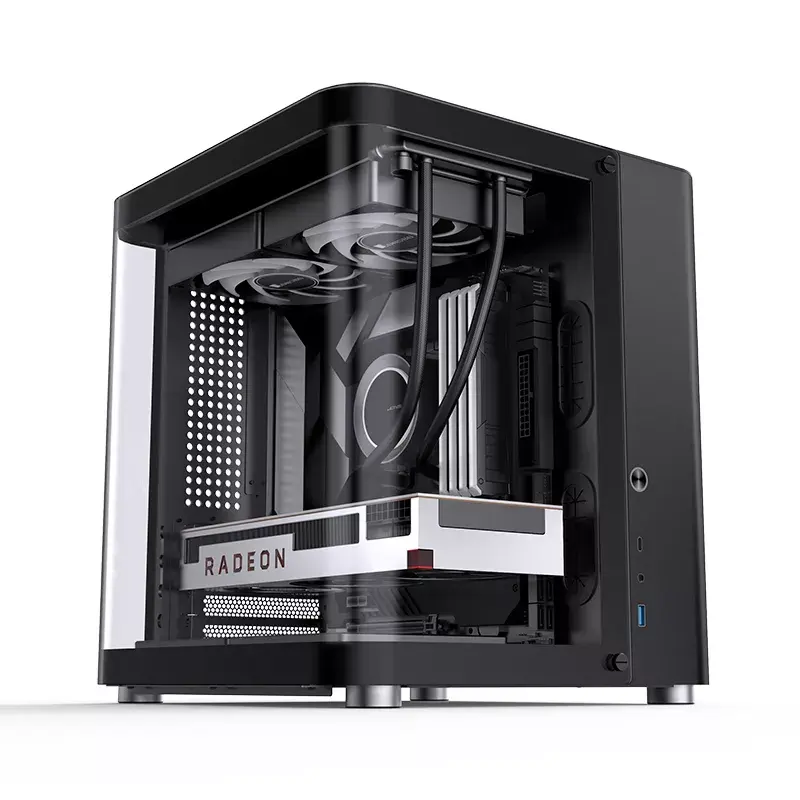 Korpusas Jonsbo TK-1 2.0 Mini Tower juodas