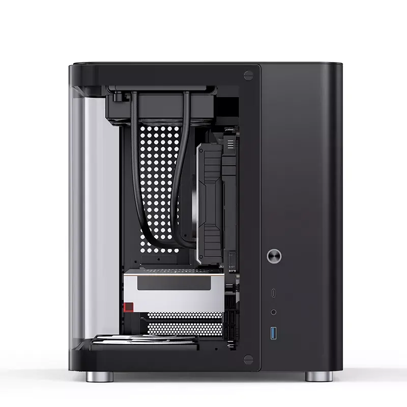 Korpusas Jonsbo TK-1 2.0 Mini Tower juodas