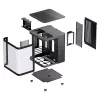 Korpusas Jonsbo TK-1 2.0 Mini Tower juodas