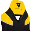 Universali žaidimų kėdė ThunderX3 TC5 Air Tech su paminkštinta sėdyne, juoda/geltona