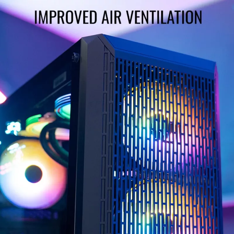 PC korpusas Aerocool Beam-G-BK-V1 Mini Tower juodas