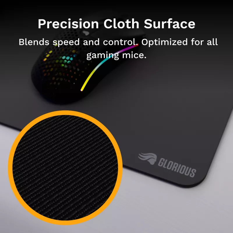 Pelės kilimėlis Glorious Gaming Glorious Mouse Pad 2 XL Edgeless Black
