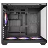 PC korpusas Antec CX800 Midi Tower juodas, medžio akcentai