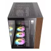 PC korpusas Antec CX800 Midi Tower juodas, medžio akcentai