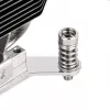 Oro aušintuvas Silverstone XE04-2066 juodas sidabrinis 6.8 mmH2O dvigubas rutulinis guolis