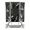 Oro aušintuvas Silverstone XE04-2066 juodas sidabrinis 6.8 mmH2O dvigubas rutulinis guolis