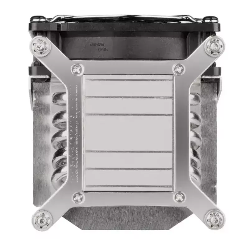 Oro aušintuvas Silverstone XE04-2066 juodas sidabrinis 6.8 mmH2O dvigubas rutulinis guolis