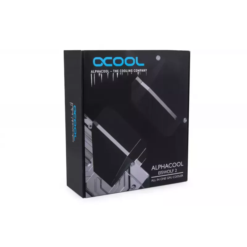 Alphacool Eiswolf 2 AIO 360 mm GPU aušintuvas, skirtas RTX 4090 Founders Edition su galine plokšte