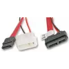 SATA kabelis ploniems optiniams įrenginiams Akasa AK-CB050-40 0.4 m