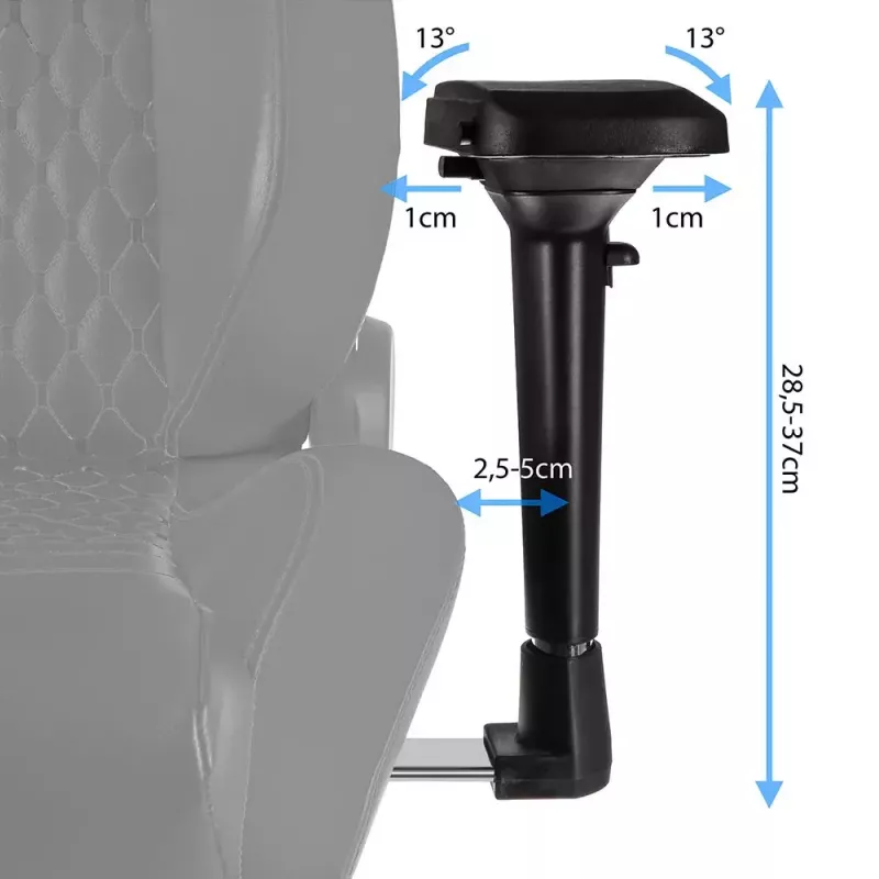 Žaidimų kėdė noblechairs EPIC Padded seat Black Red 120 kg