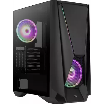 Aerocool Visor Midi Tornas Juodas