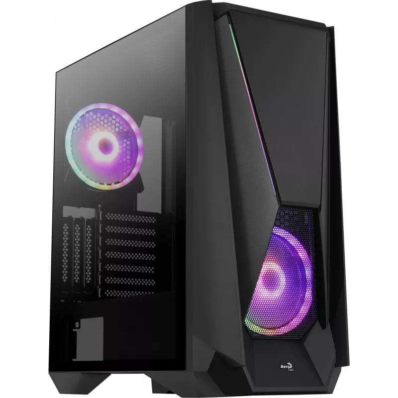 Aerocool Visor Midi Tornas Juodas