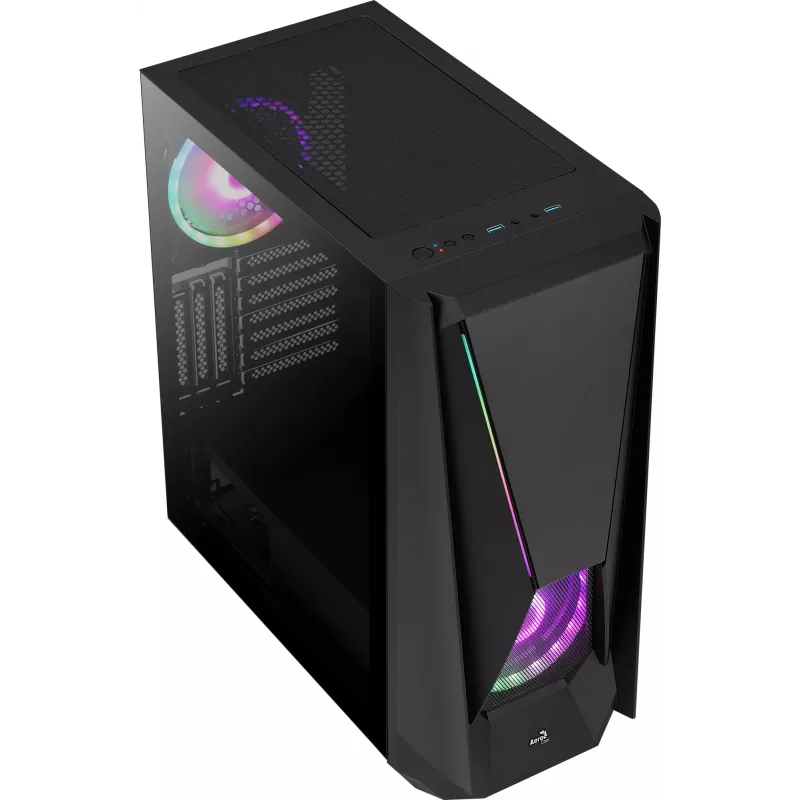 Aerocool Visor Midi Tornas Juodas