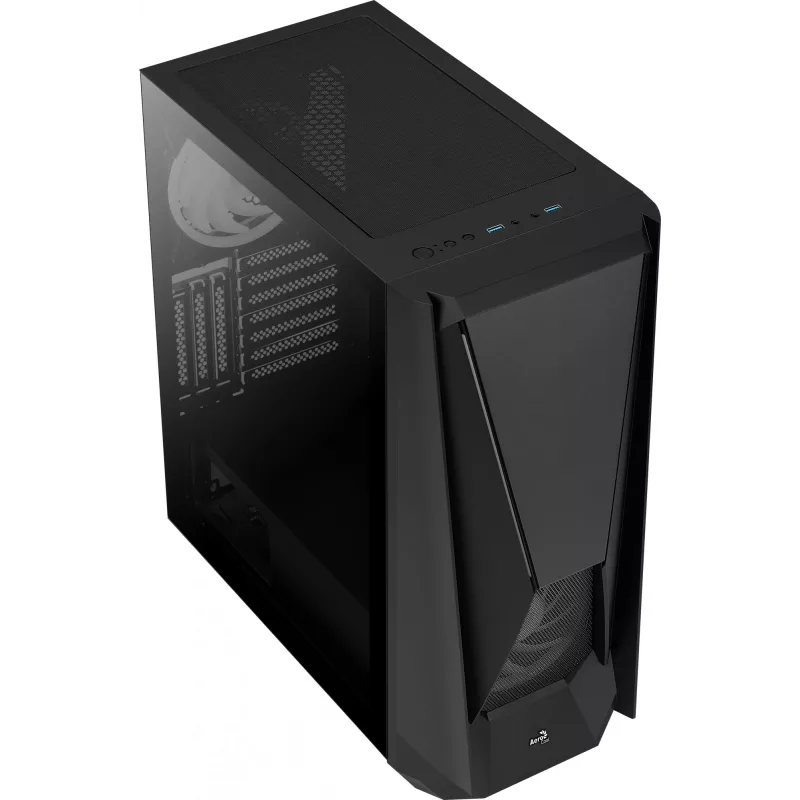 Aerocool Visor Midi Tornas Juodas