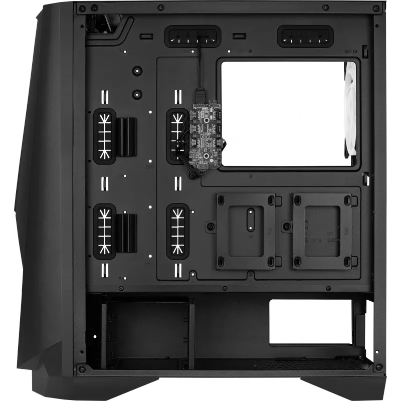 Aerocool Visor Midi Tornas Juodas