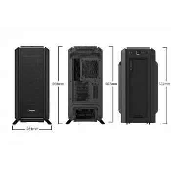 PC korpusas be quiet! Silent Base 802 Window Black Midi Tower