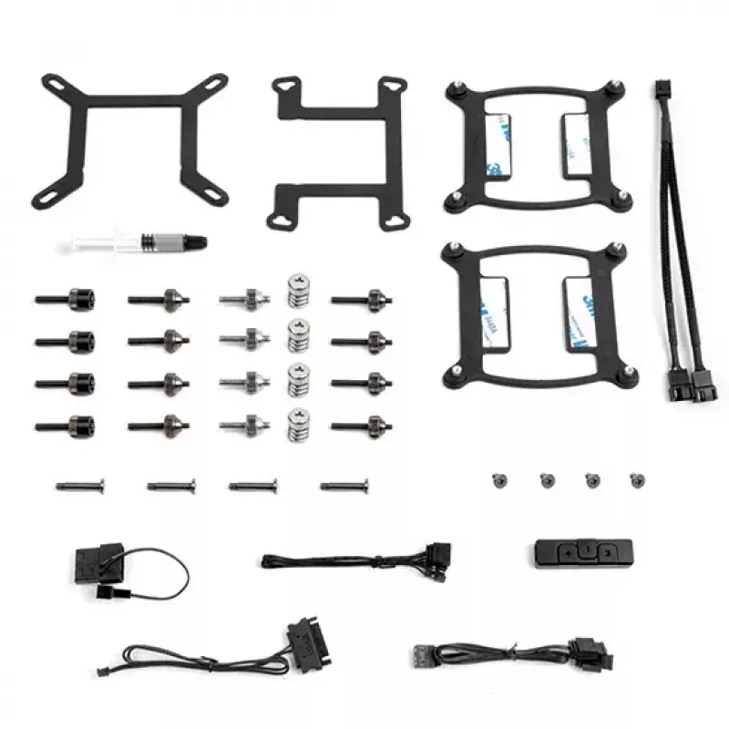 Skysčio aušinimo komplektas SilverStone VIDA 120 SLIM 12 cm Juoda 300-1800 RPM
