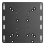 Moza Racing Flight Support Plate – Juoda plieninė skrydžio pagrindo laikiklio adapterio plokštė, 220 mm