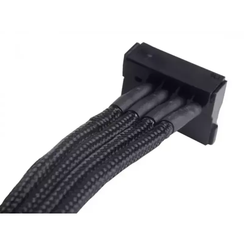 Laidas Silverstone SST-PP07-BTSB 0,3 m Molex 4 jungtis į 4xSATA