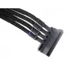 Laidas Silverstone SST-PP07-BTSB 0,3 m Molex 4 jungtis į 4xSATA