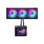 Skysčio aušintuvas ASUS ROG Ryuo IV SLC 360 ARGB — 120 mm ventiliatoriai, 360 mm radiatorius, juodas