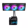Skysčio aušintuvas ASUS ROG Ryuo IV SLC 360 ARGB — 120 mm ventiliatoriai, 360 mm radiatorius, juodas